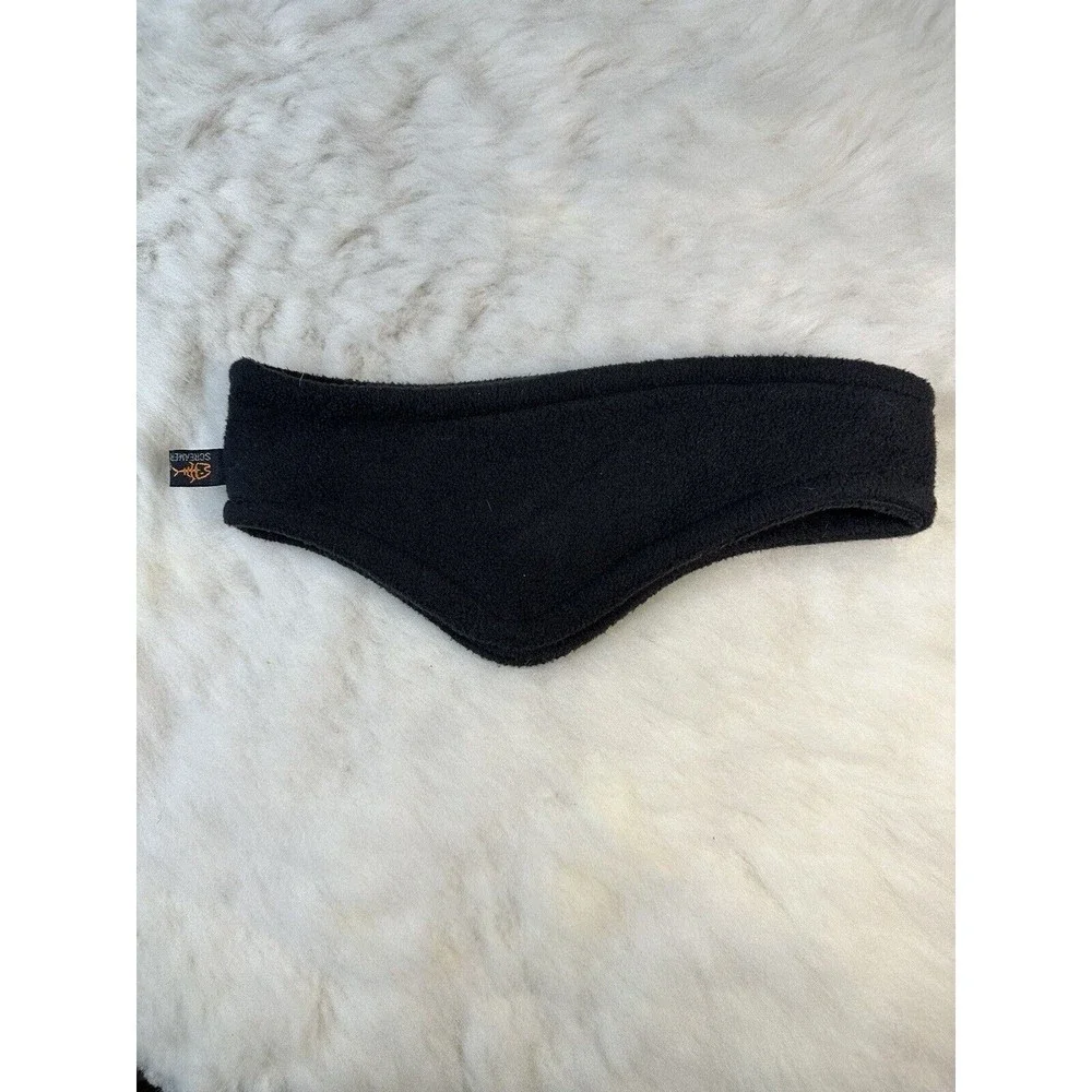 SCREAMER Fleece Headband Refrigiwear Brand Black One Size Polyester BRECKENRIDGE